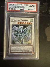 Yugioh Stardust Dragon Englisch 2009 Duelist Pack: Yusei 1st ED. PSA 8
