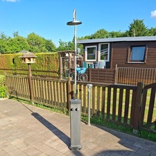 Solardusche Gartendusche Außendusche Pooldusche, 215cm Höhe, 20L