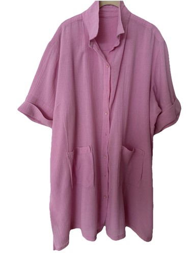 Bluse strandbluse rosa mit - mit, 2