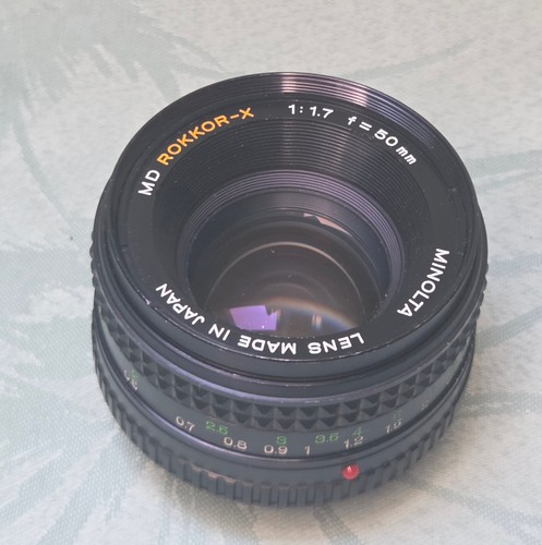 Minolta rokkor 50mm 1 - 50mm, 1:1.7