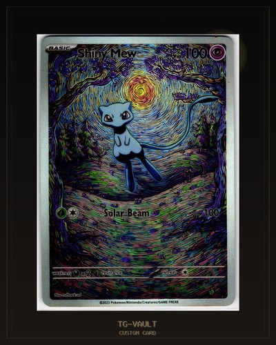 Shiny mew dark series custom - shiny-mew,
