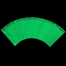 Russian English Arabic Luminous Computer Keyboard Sticker Language Alphabet Blac