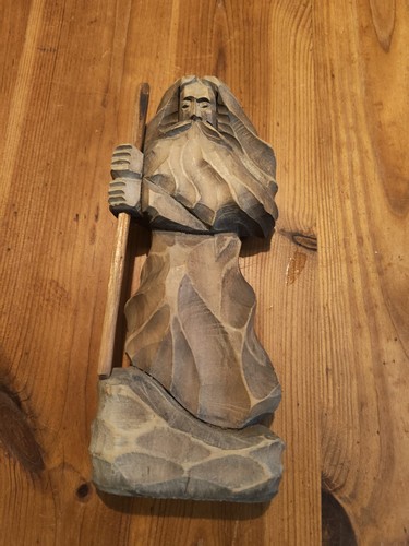 Holzfigur bergmann zauberer - holzfigur,, bergmann,