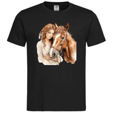 T-Shirt Pferde Reiten Pferd