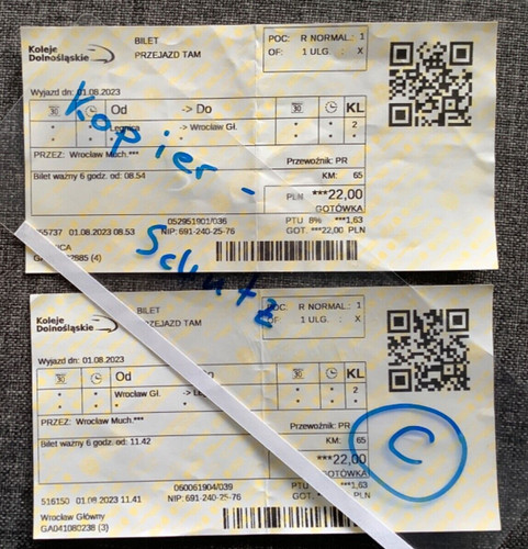 Bahn ticket breslau wroclaw - bahn,
