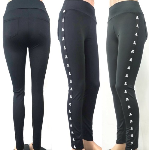 Moderei leggings mit - moderei, totenkopf