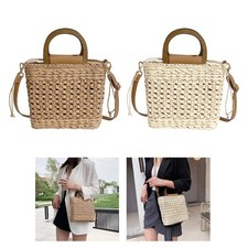 Damen  gewebte Handtasche mit