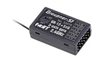 Graupner GR-12 + 3xG HoTT- 2.4 GHz Empfänger 6 Kanäle + 3-Achs Gyro System