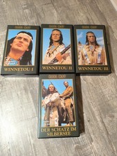 4 VHS Kassetten Winnetou Filme
