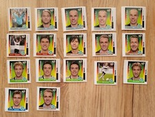 Fußball EM 2008 @ Ferrero Sammelbilder/Sticker @ hanuta @ 17 Stück