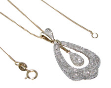 Damen 9 Karat Gelbgold 18"