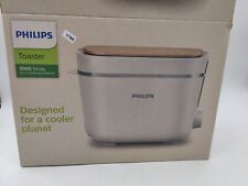 Philips Toaster Eco Conscious Edition - 2 Toastschlitze, 8 Stufen, Brötchenaufsa