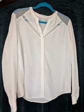 Bluse naturweiß Gr. L dünner