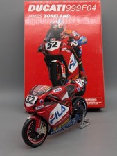 Motorrad Bausatz 1:12 New-Ray Ducati 999 F04 #52 J. Toseland Zusammengebaut OVP