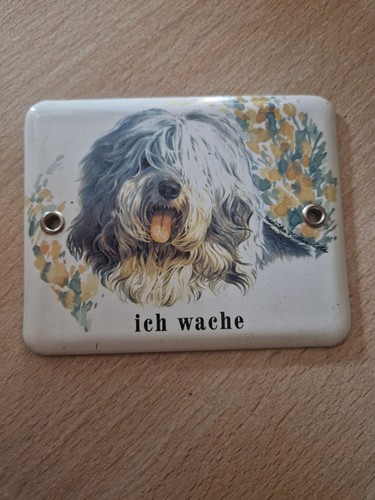 Altes emailschild hund ich - emailschild,