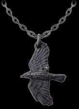 Alchemy Halskette mit Rabe -