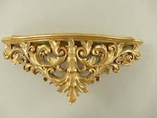 Wandkonsole Barock gold