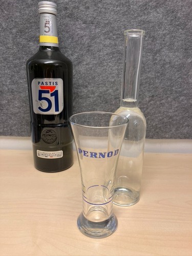 Vintage pernod set glas und - pernod-set,