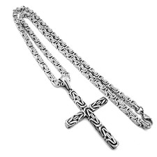 Edelstahl Kreuz Anhänger