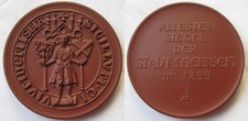 Meissner porcelain medal