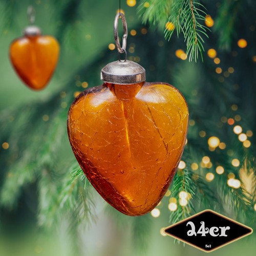 Christbaumkugelset herz 24er - christbaumkugelset,, herz,
