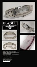 Elysee Damenuhr Designeruhr Trenduhr mit Zirkonia Steinen Edelstahl 28286