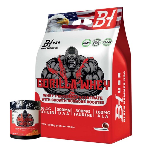 Gorilla whey protein 5kg - whey,
