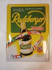 Metallschild * Radeberger *