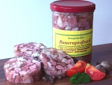 hausgemachter Bauernpreßsack Konserve   2 x400g Schmankerl aus der Landmetzgerei