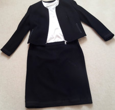 Boss, Armedangels/Blazer (Jacke), Rock und Bluse 42, schwarz, weiß fast neu