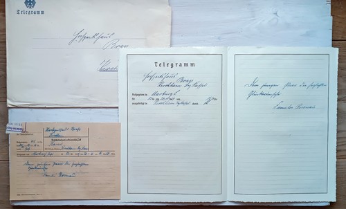 Antikes telegramm hochzeit - antikes,