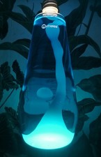 Mathmos Astro Ersatz Flasche Blau Türkis Etched Logo