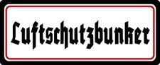 Blechschild 27x10cm gewölbt