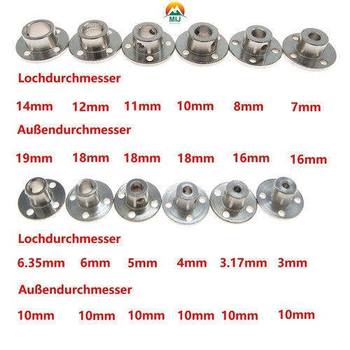 3mm 14mm starre flansch - 3mm,