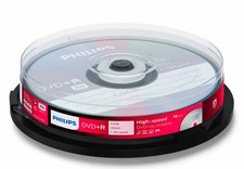10x Philips DVD+R 4,7GB 16x