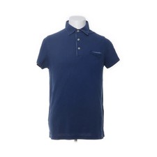 Henry Cottons, Poloshirt, Größe: M, Blau, Baumwolle, Einfarbig, Herren #PPX
