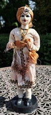 Trachten Puppe Mann aus Indien 25 cm - alte Handarbeit - Unikat Souvenir Sammler