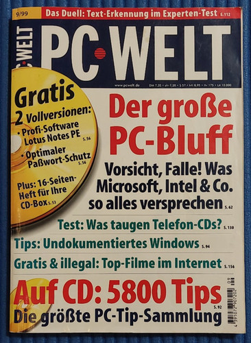 Welt zeitschrift 9 - pc, 9/99