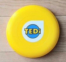 Tedi Frisbee Scheibe gelb NEU (ohne Etikett)! 15 cm