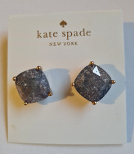 Ohrstecker Kate Spade, grau-glitzernd, NEU!