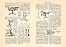 Spektralanalyse historischer Druck Holzstich ca. 1907 antike Bildtafel Technik