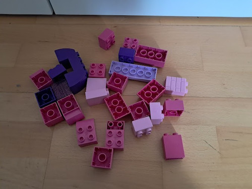 Lego duplo rosa pink steine - duplo,