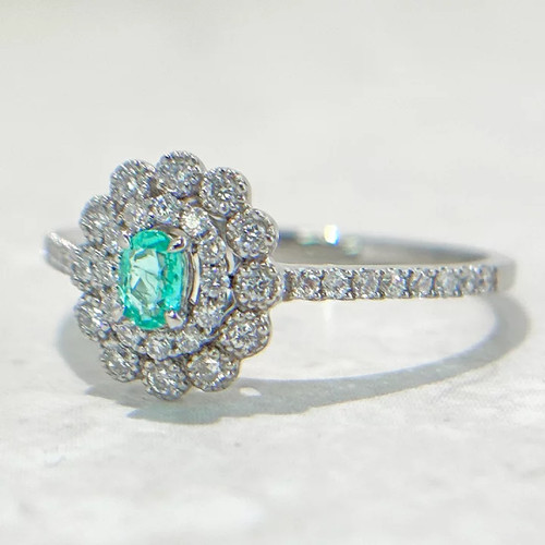 Pt950 paraiba turmalin - paraiba,
