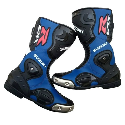 Suzuki gsxr leder rennstiefel - suzuki, leder-rennstiefel