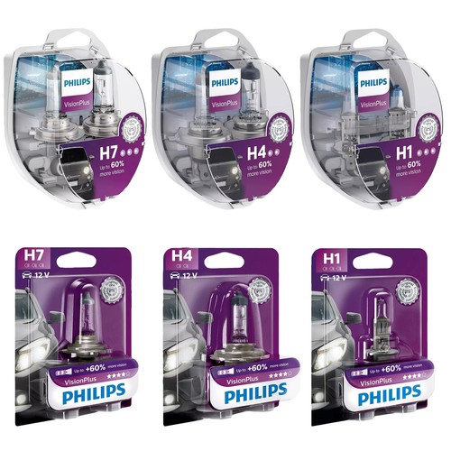 Philips visionplus h7 - h4,