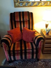 OHRENSESSEL aus Polster-, TV-, Lesesessel Strukturstoff in Rot