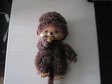Monchhichi Puppe alt schwarze Augen Sekiguchi