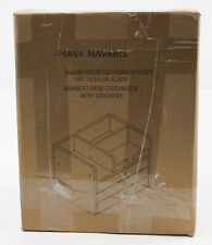Navaris Schreibtisch Organizer Ablage 33x24x26cm Ordnungssystem Briefablage Holz