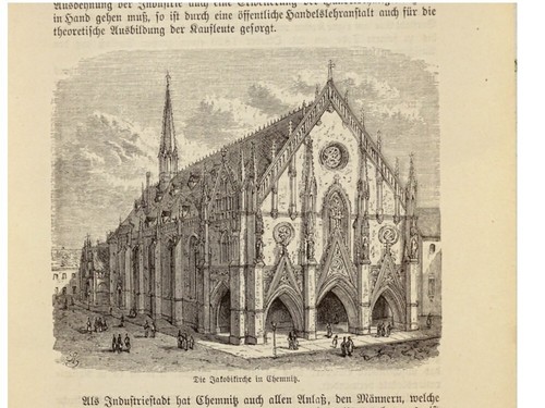 Chemnitz die jakobskirche - chemnitz, in