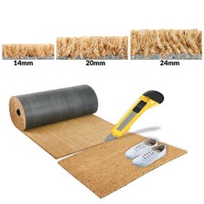 Fußmatte Kokos Kokosmatte Türmatte Fußabtreter Natur Abstreifer Abtreter ANRO